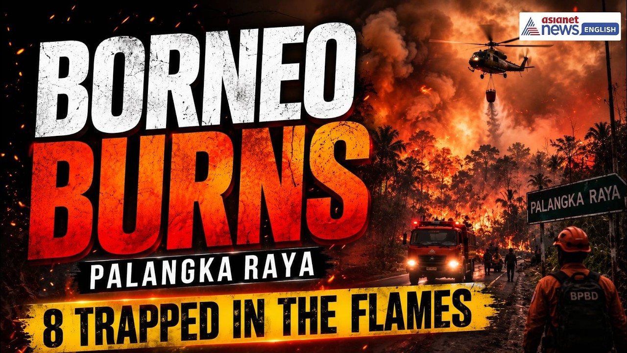 Borneo on Fire: Indonesia Wildfires Trap Residents in Palangka Raya | Extreme Wildfire