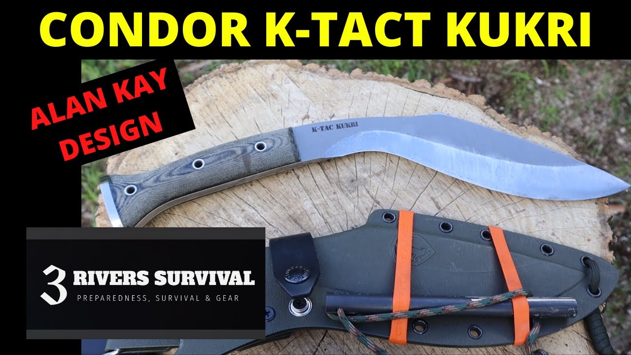 Condor K Tact Kukri Knife Army Green Alan Kay Review