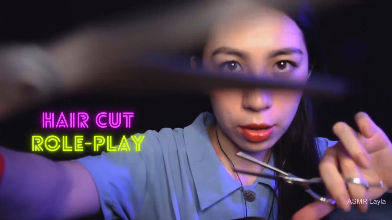 ASMR Ролевая игра с быстрой и агрессивной стрижкой ✂️ Стричься / Уложить волосы