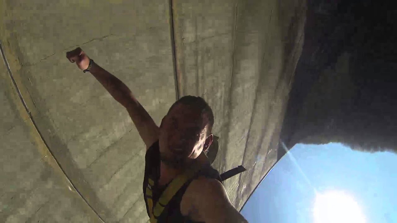 Manou's Bungee Jump 220m Verzasca Dam / Switzerland