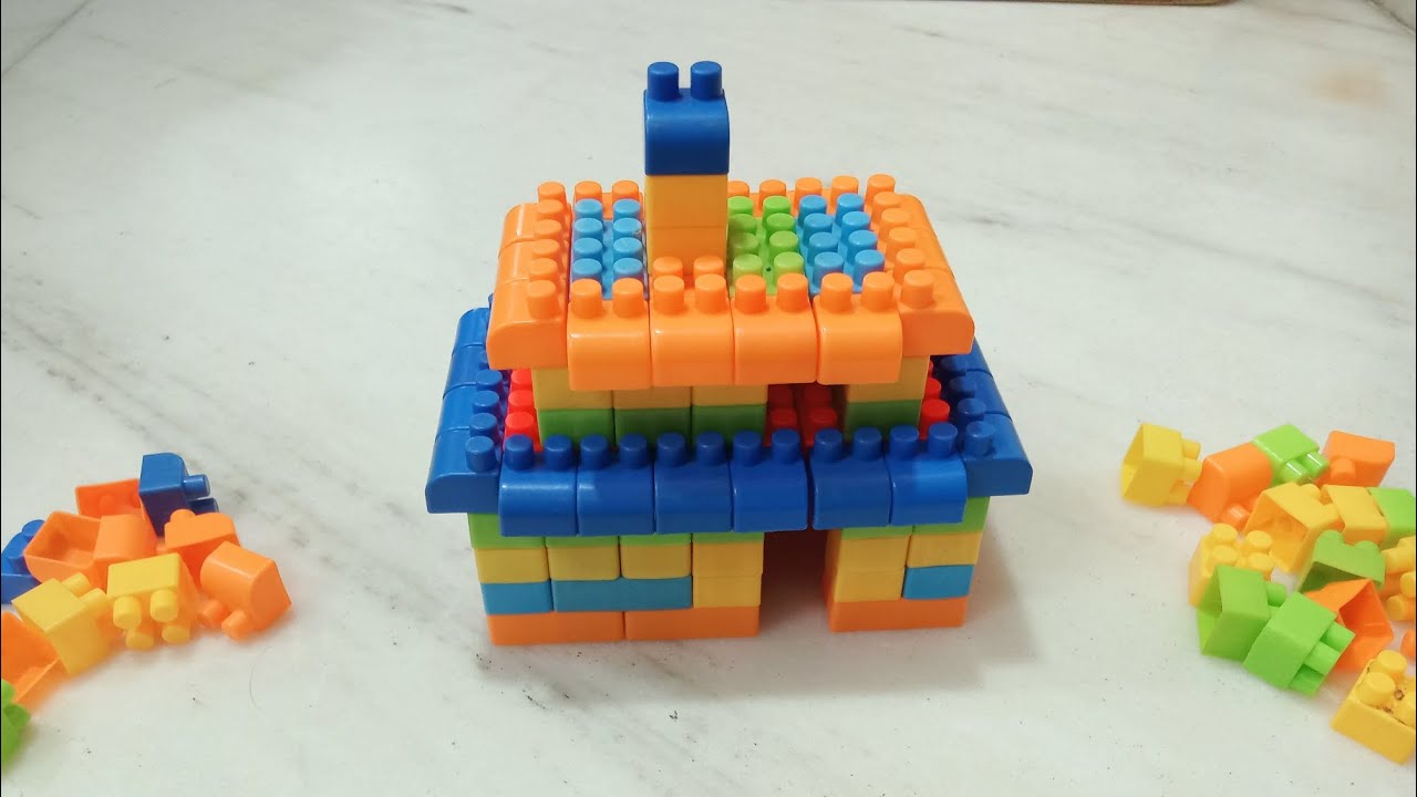 Asmr building blocks house🏠/Lego build house/Lego/block game/blocks house#buildingblocks#asmr#diy#yt
