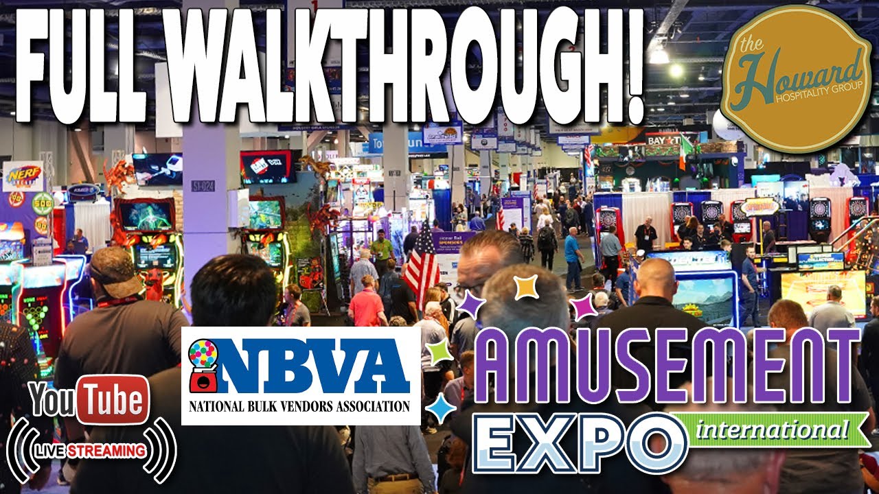 Live From The NBVA ￼Amusement International Expo 2023 Walkthrough Video