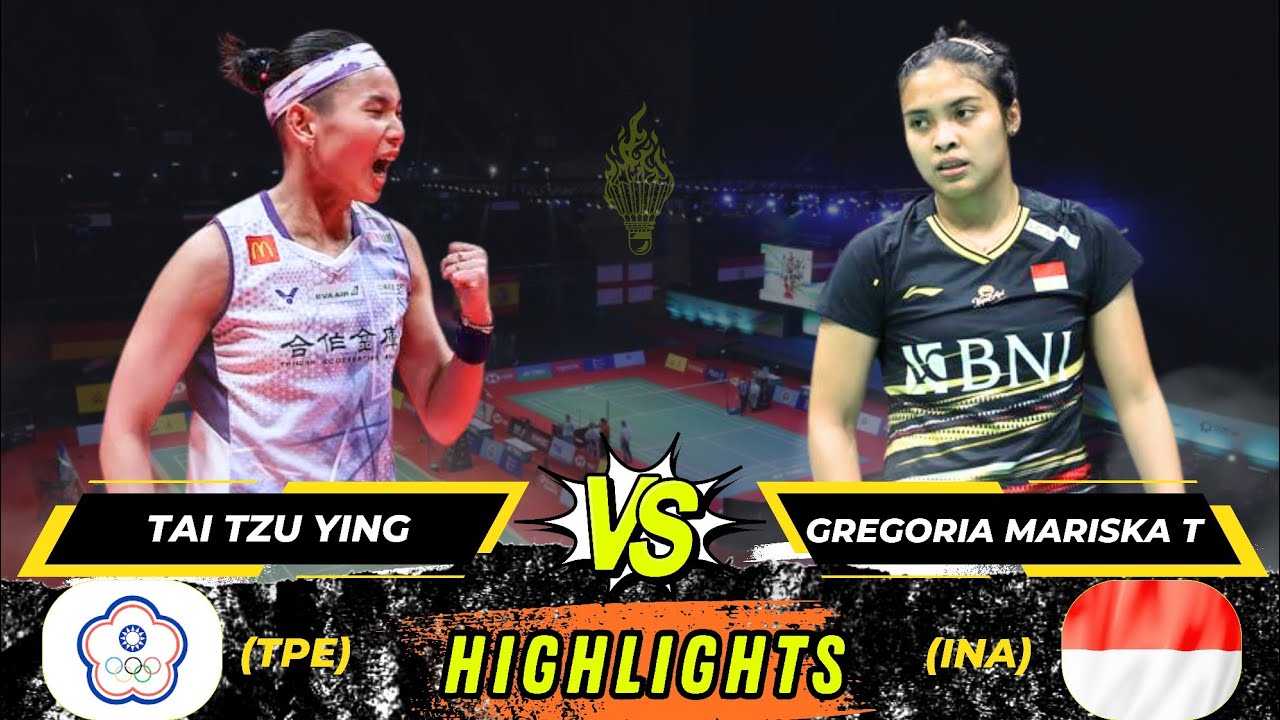 Badminton Tai Tzu Ying vs Gregoria Mariska Tunjung Women's Singles Singapore