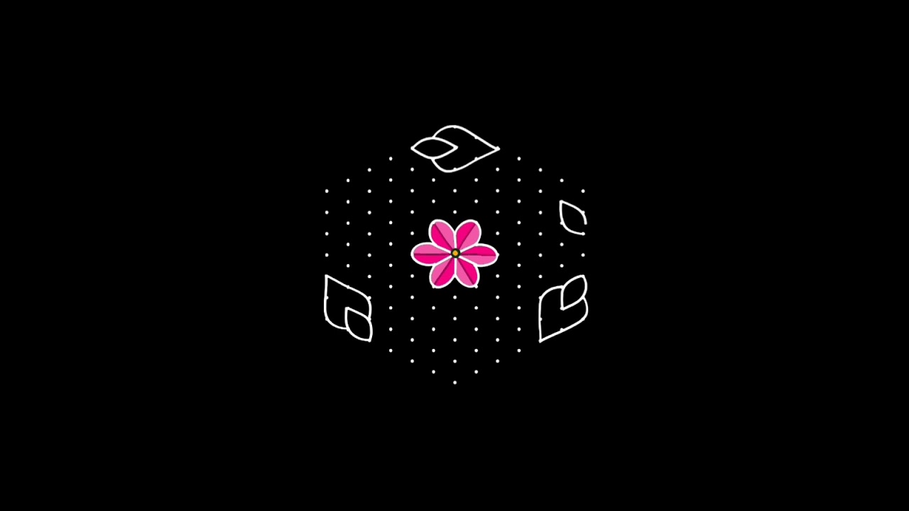 Beautiful rangoli designs with dots // 13 to 7 dots muggulu
