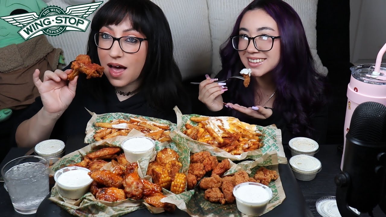 WINGSTOP MUKBANG WITH EVELYN