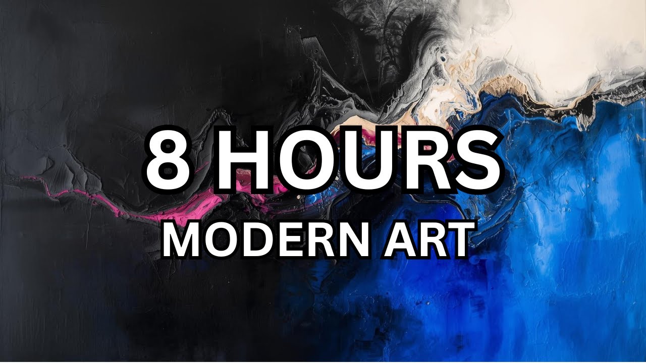 Cobalt Blue Abstract Art &ndash; 8 Hours of Ambient TV Art | Estate Haus