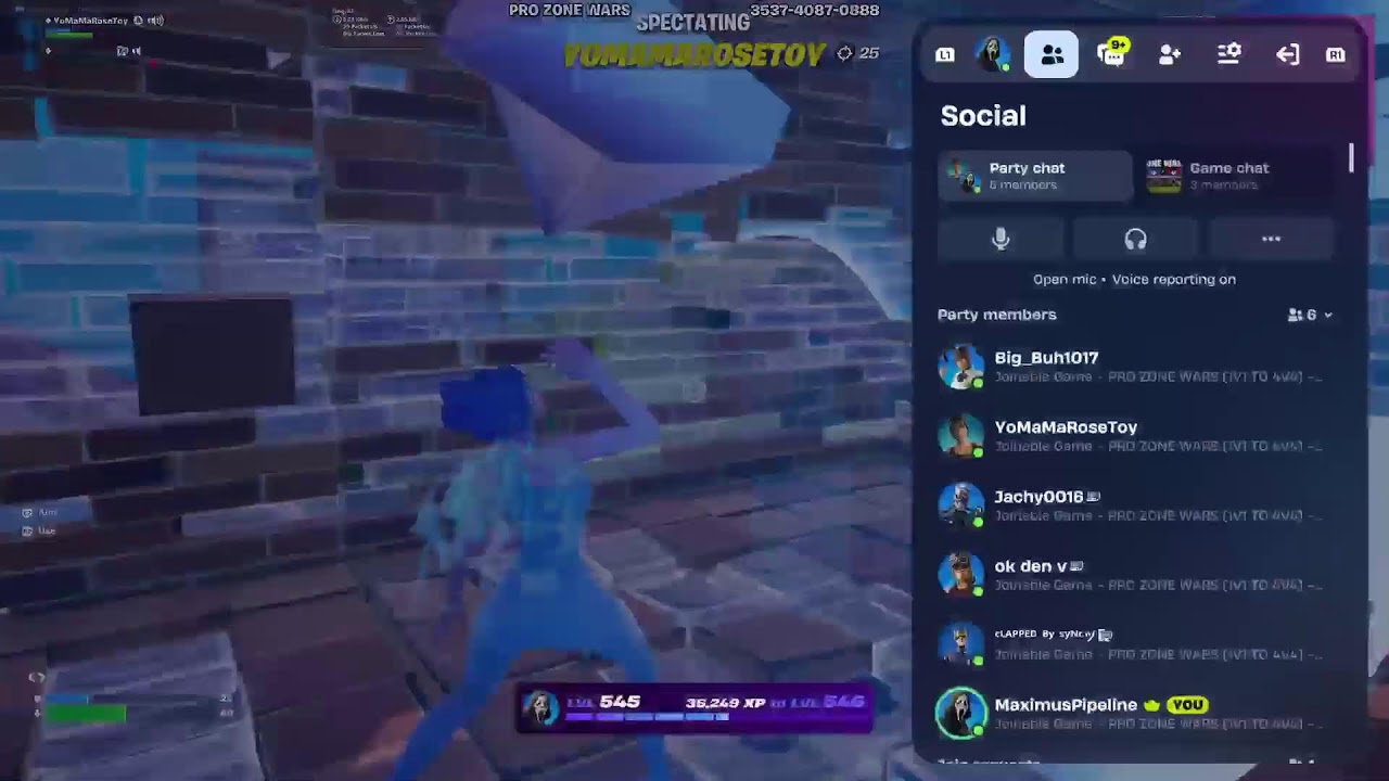 Fortnite live