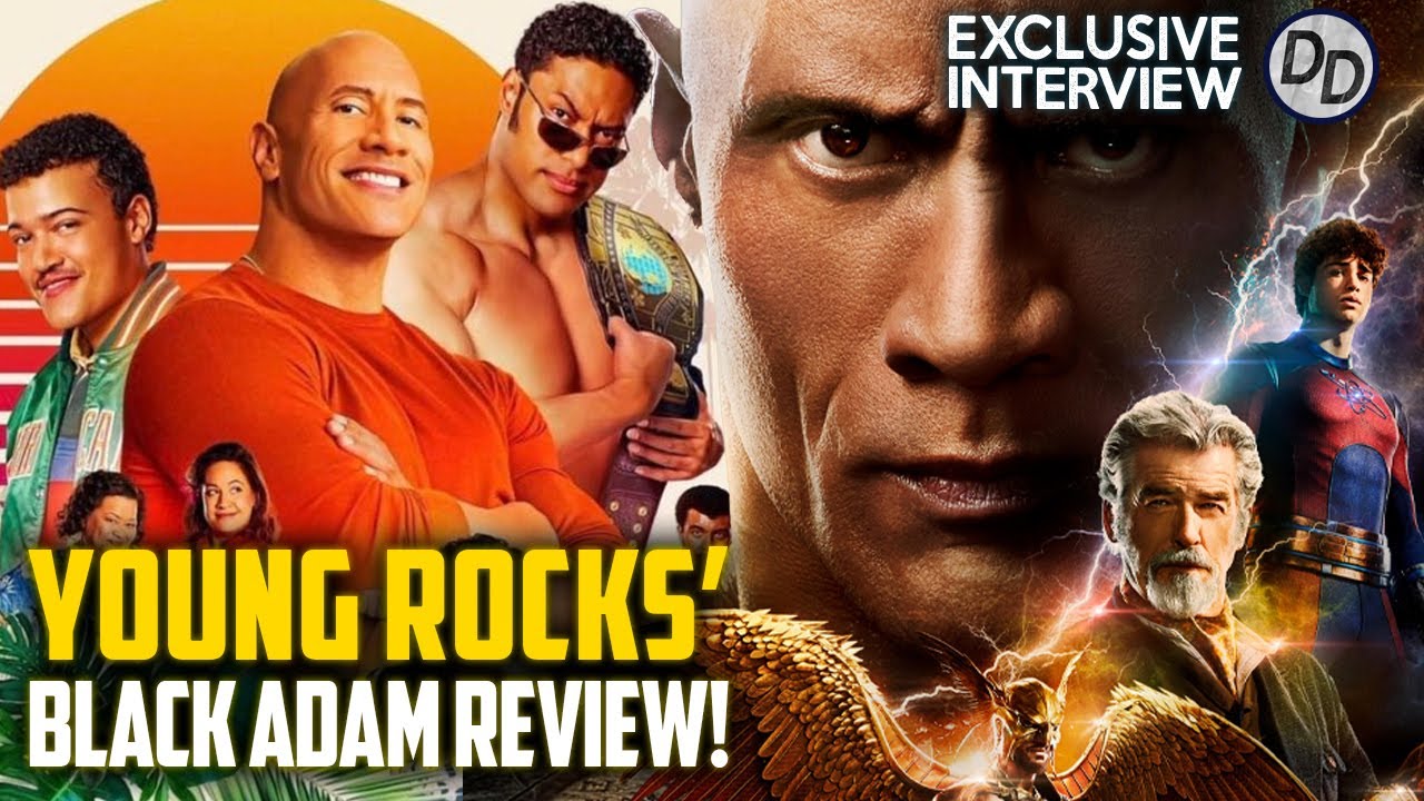 Young Rock Stars RATE Black Adam! Adrian Groulx and Bradley Constant Interview