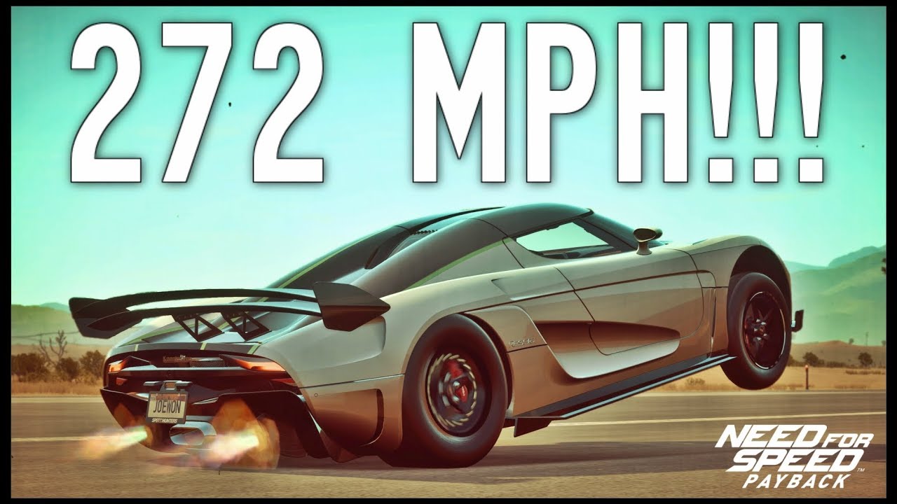 NFS Payback - 272MPH KOENIGSEGG REGERA with RARE UPGRADES!!