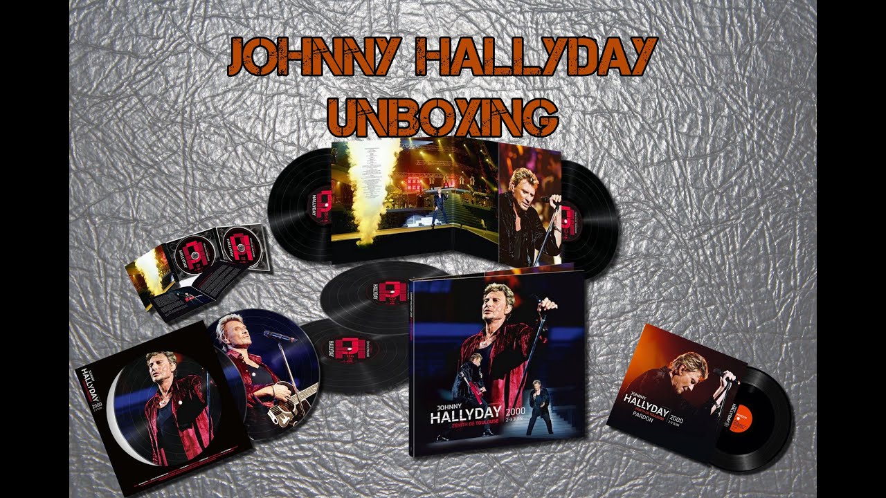 Johnny Hallyday - Unboxing sorties Toulouse 2000