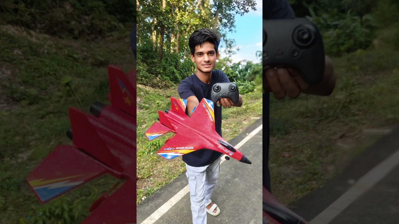 RC Remote Control Fighter jet ✈️ Unboxing Flying Testing 🔥