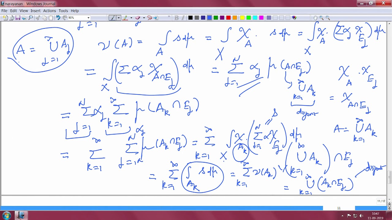 noc20 ma02 lec06 Some properties of integrals of positive simple functions
