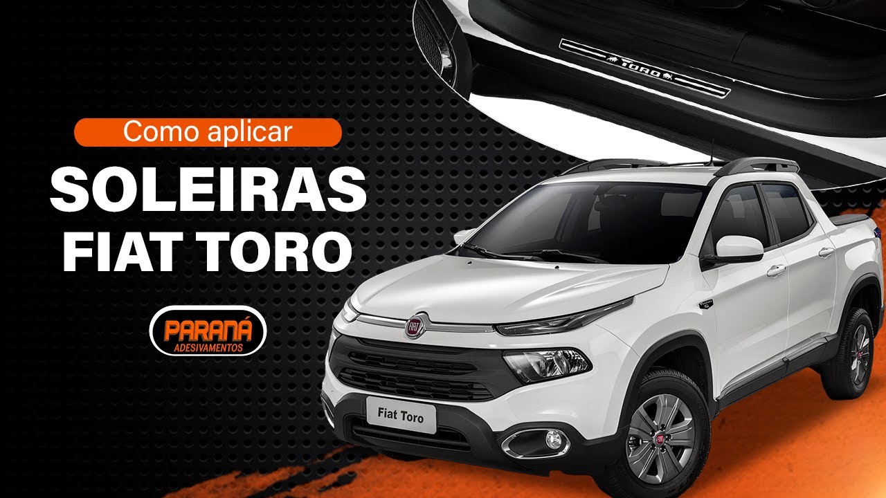Soleiras Protetoras Fiat Toro Como Aplicar