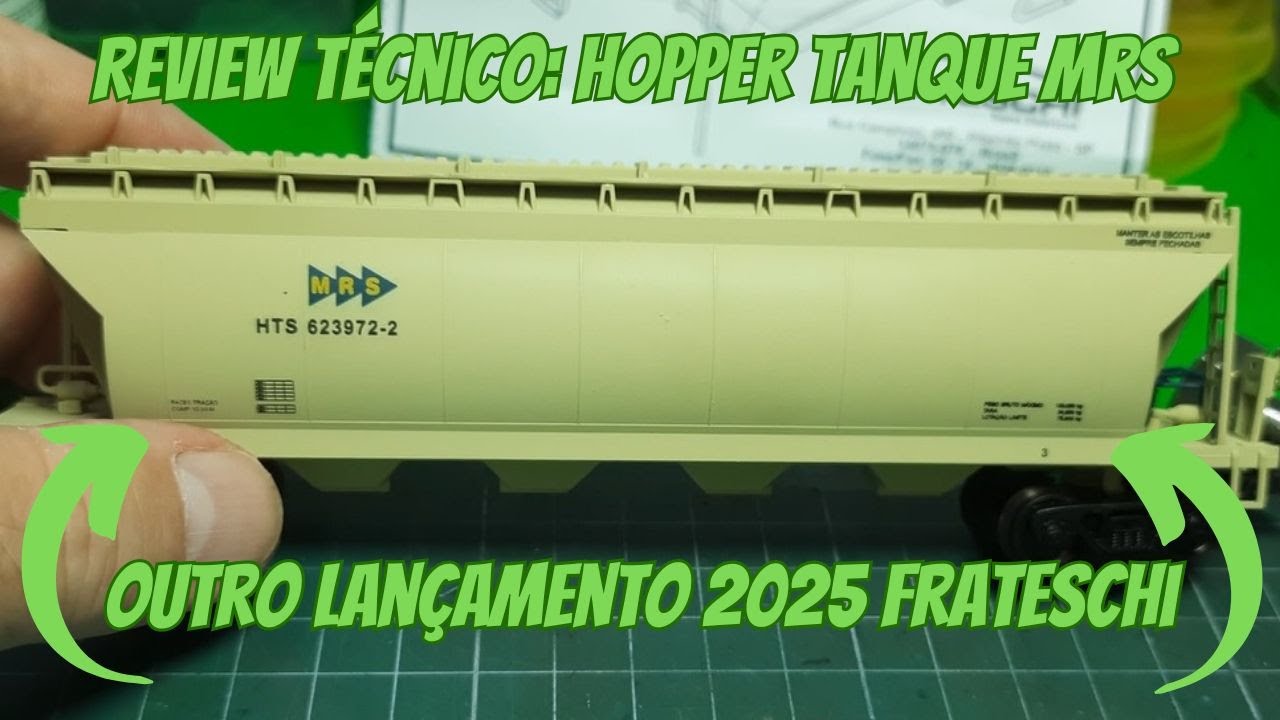 Review T&eacute;cnico: Vag&atilde;o Hopper Tanque MRS Frateschi 2111 (Escala HO)