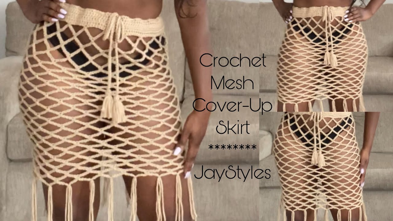 EASY Crochet Mesh Skirt | JayStyles