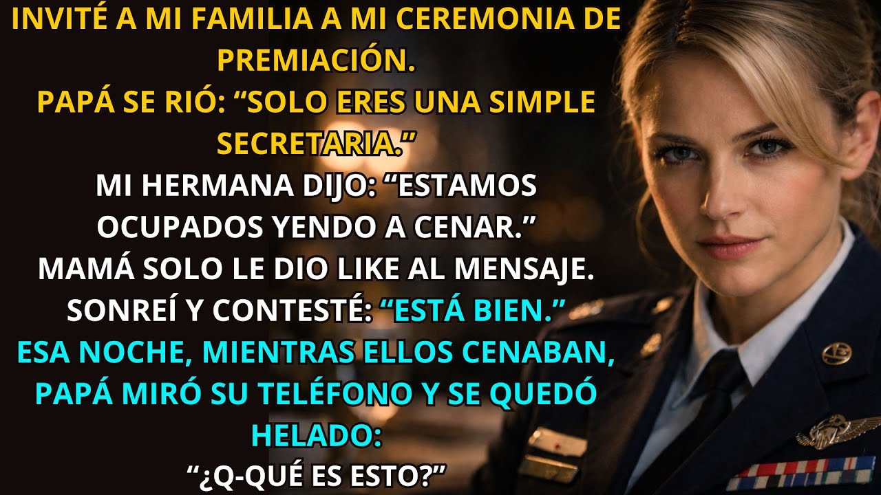 Mi padre ridiculizó mi honor militar en la cena… 🎖️😶‍🌫️ Entonces comenzó la transmisión…