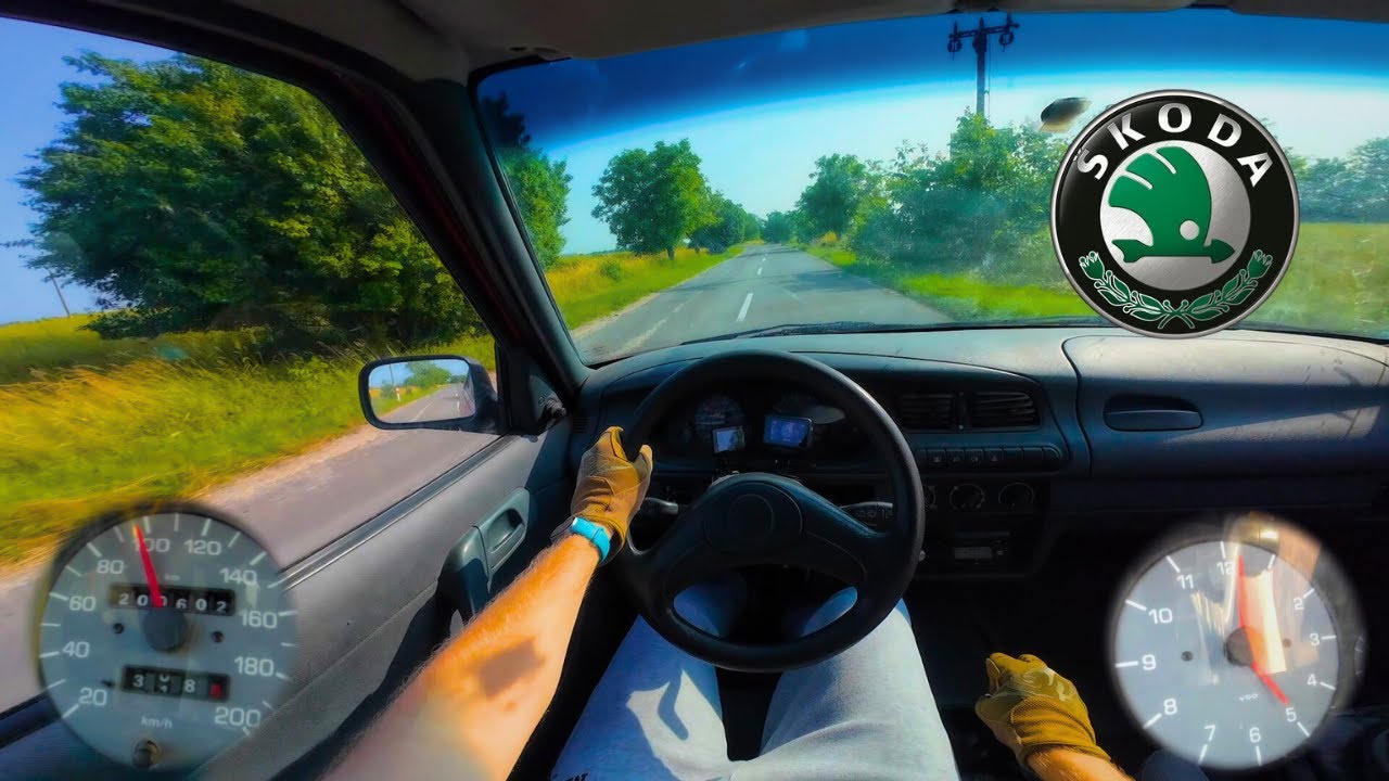 1996 &Scaron;koda Felicia 1.3 MPI (50 kW, 68 HP) POV Test Drive | First Car Perfection?