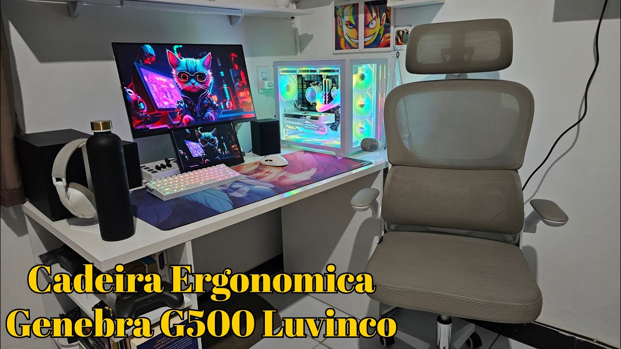 G500 Luvinco - Unboxing e Montagem da Melhor Cadeira Ergonomica