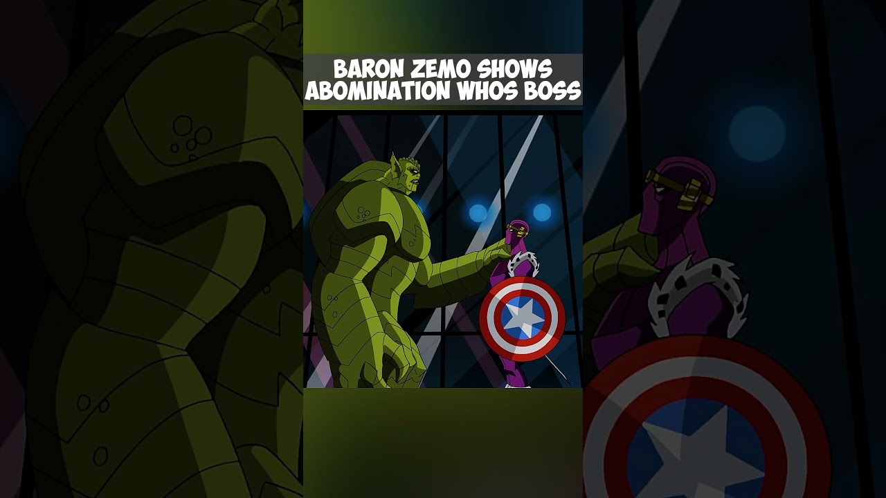 Baron Zemo Shows Abomination Whos Boss 😧