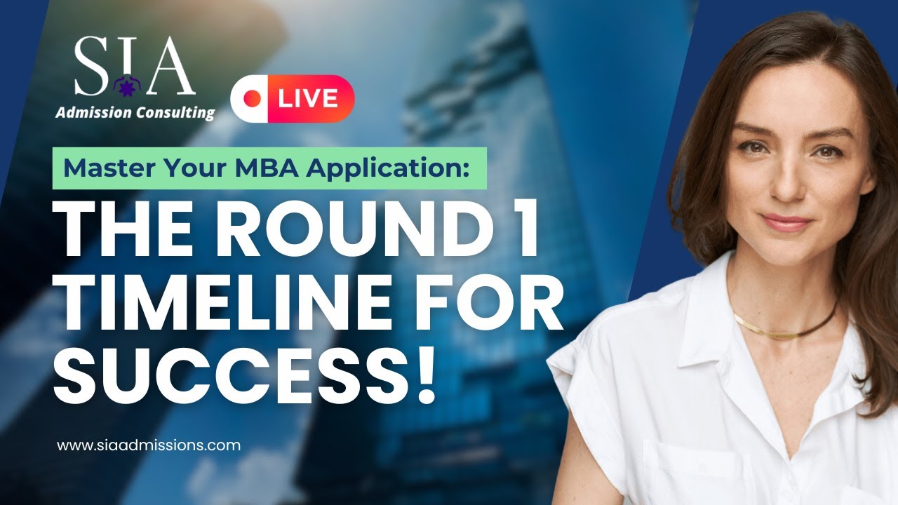Master Your MBA Application: The Round 1 Timeline for Success!