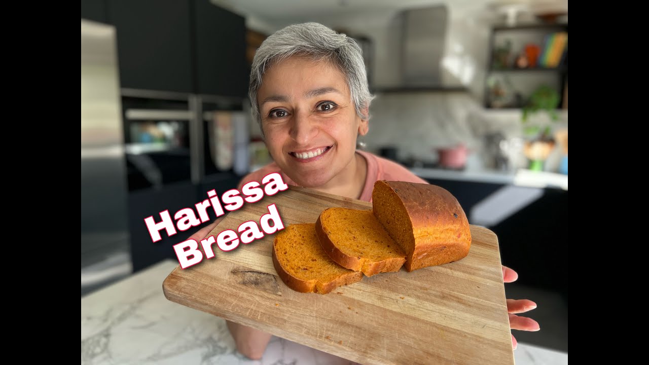 SUPER SIMPLE AND DELICIOUS HARISSA BREAD | How to bake a loaf of bread | Food with Chetna