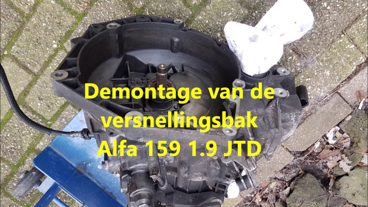 Gearbox Alfa 159 JTD  replacement DIY