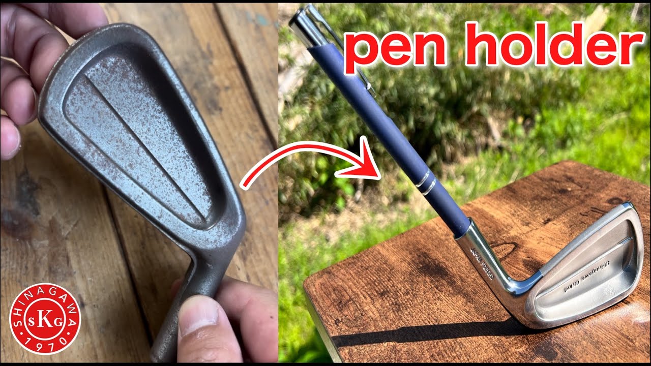 アイアンヘッドで作ったペン立て