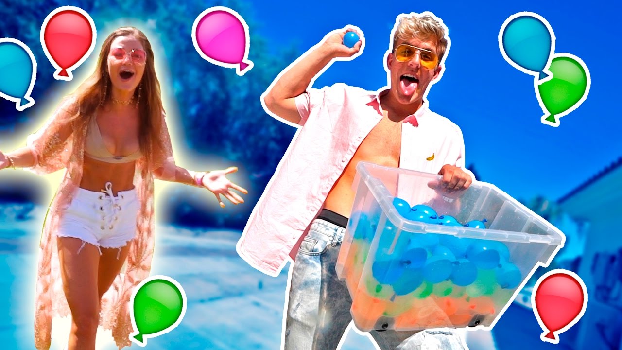 HOT GIRLS GET WATER BALLOONED **PRANK WARS**