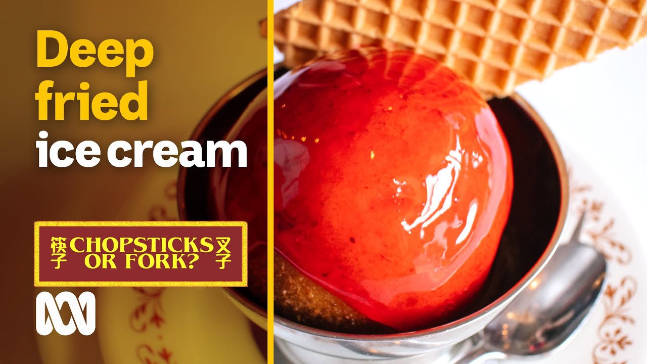 How to make deep fried ice cream | Chopsticks or Fork? | ABC Australia