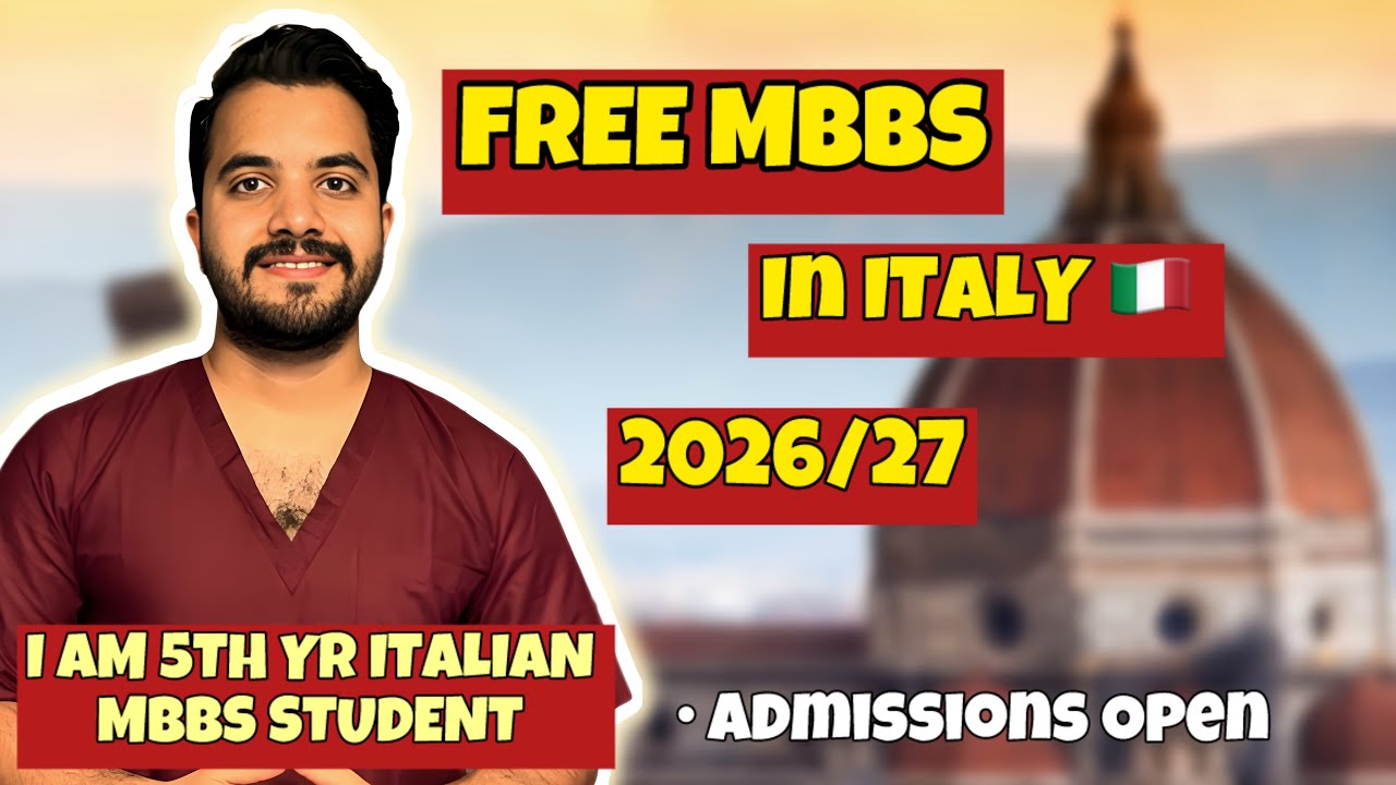 Бесплатная программа MBBS в Италии 2026/27 🇮🇹 | Полный процесс поступления шаг за шагом