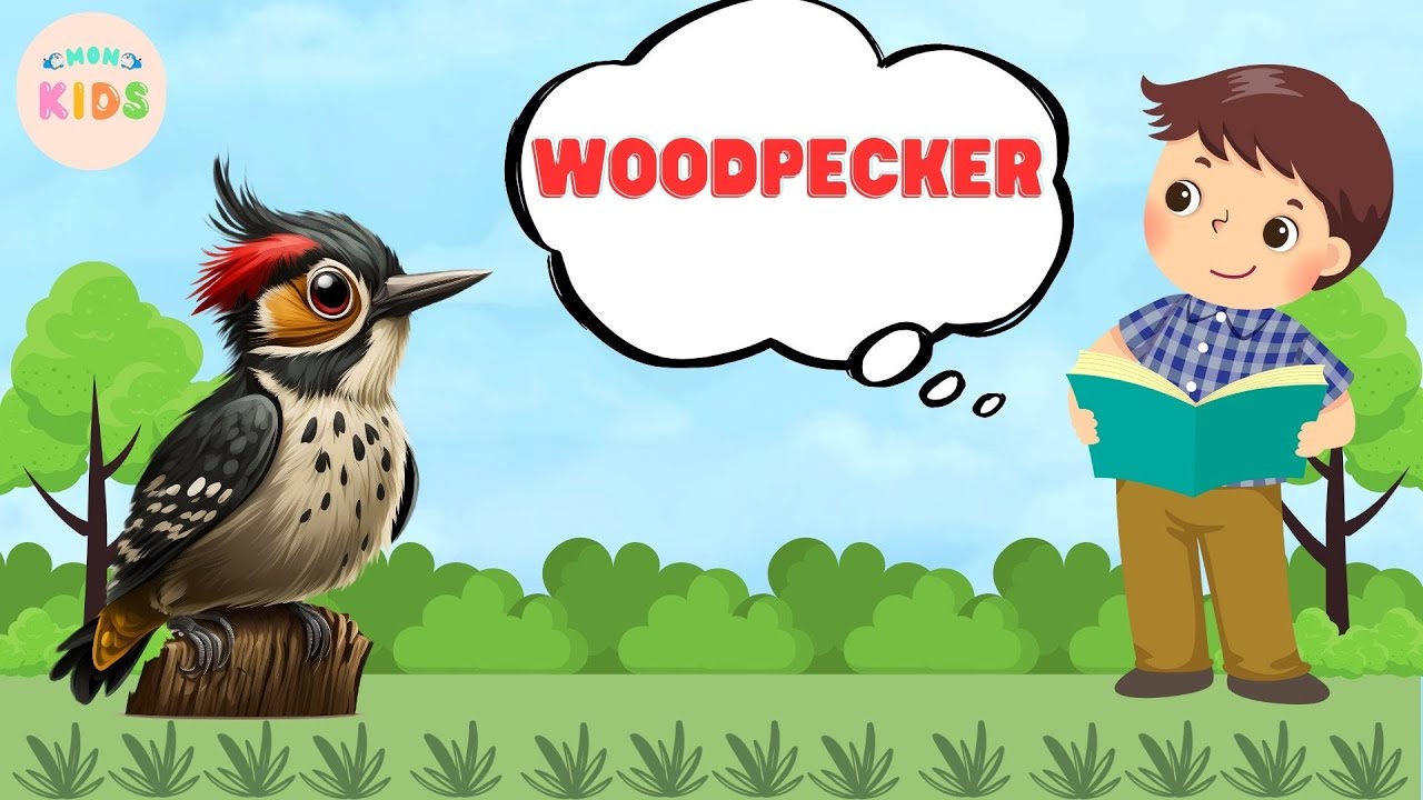 Woodpecker Facts For Kids 😊 Learn All About Woodpeckers | MON Kids