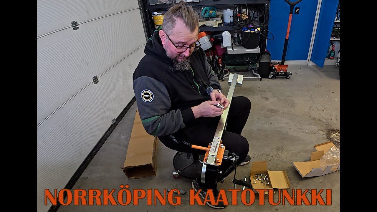 NORRKÖPING kaatotunkki kasaus! Kätevä laite puiden kaatamiseen!