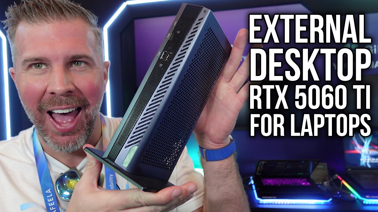 Обновите свой ноутбук! Внешняя видеокарта Aorus eGPU RTX 5060 TI для ноутбуков с портами Thunderb...