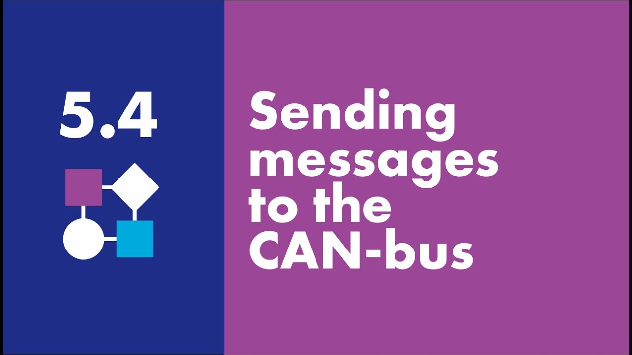 Sending messages to the CAN-bus | Easy Logic Creators | Lesson 5.4