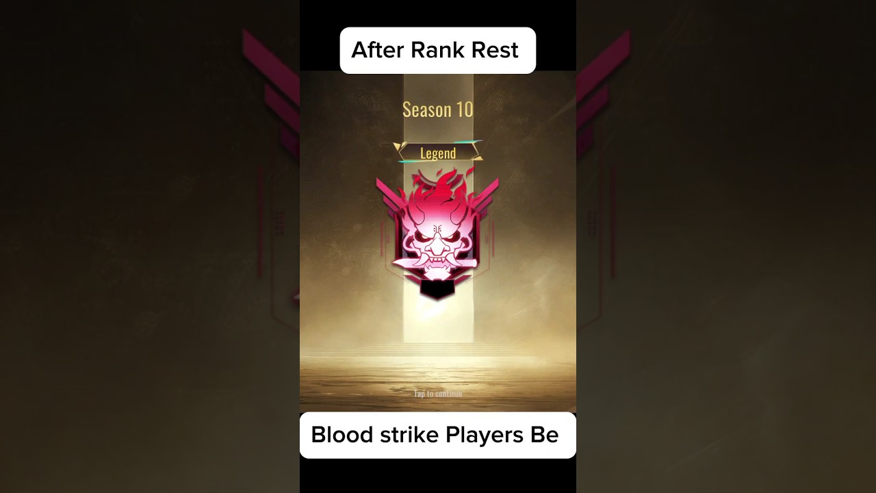After Rank Reset&hellip; Every Blood Strike Player Be Like 😂🔥 #bloodstrike #bloodstrikemobile