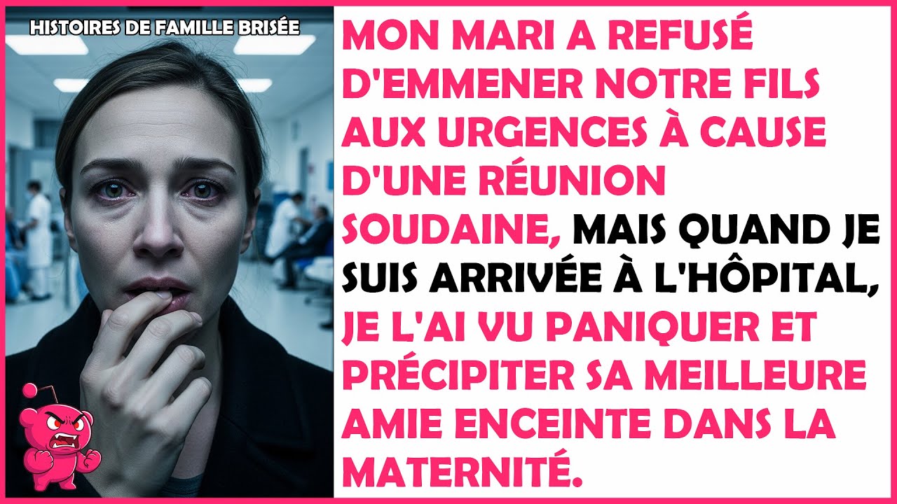 CHOC : J'ai trouvé mon mari à la maternité avec des fleurs en amenant mon fils aux urgences !