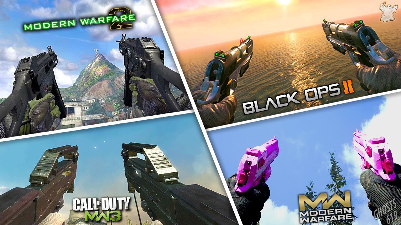 Using EVERY AKIMBO Gun in EVERY Call of Duty