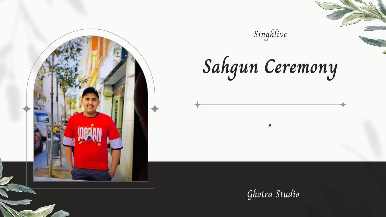 Sahgun Ceremony || Karanjeet Singh || Live By Ghotra Studio Kangthali 99969-34318