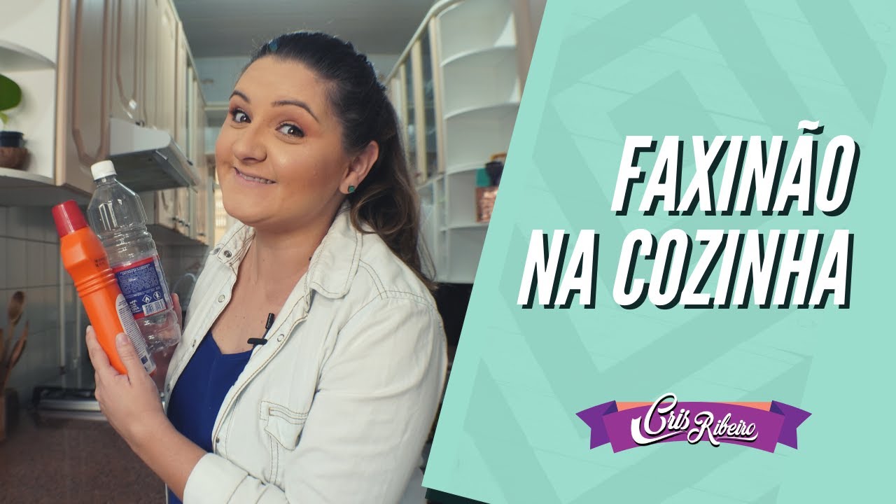 Como Limpo os armários engordurados | Faxinão na cozinha  | #crisribeirotv #limpafácil