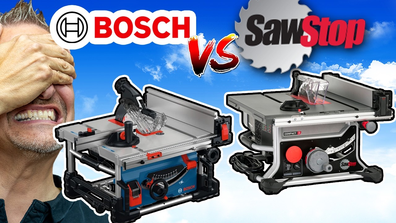 KEINE CHANCE F&Uuml;R BOSCH? Neue Bosch Tischkreiss&auml;ge gegen SAWSTOP im Test | WERKZEUG NEWS 359