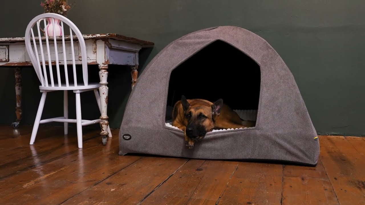 SABRO Hundeh&ouml;hle zum KUDDE IGLU Hydda &ndash; Aufbau leicht gemacht! 🐾