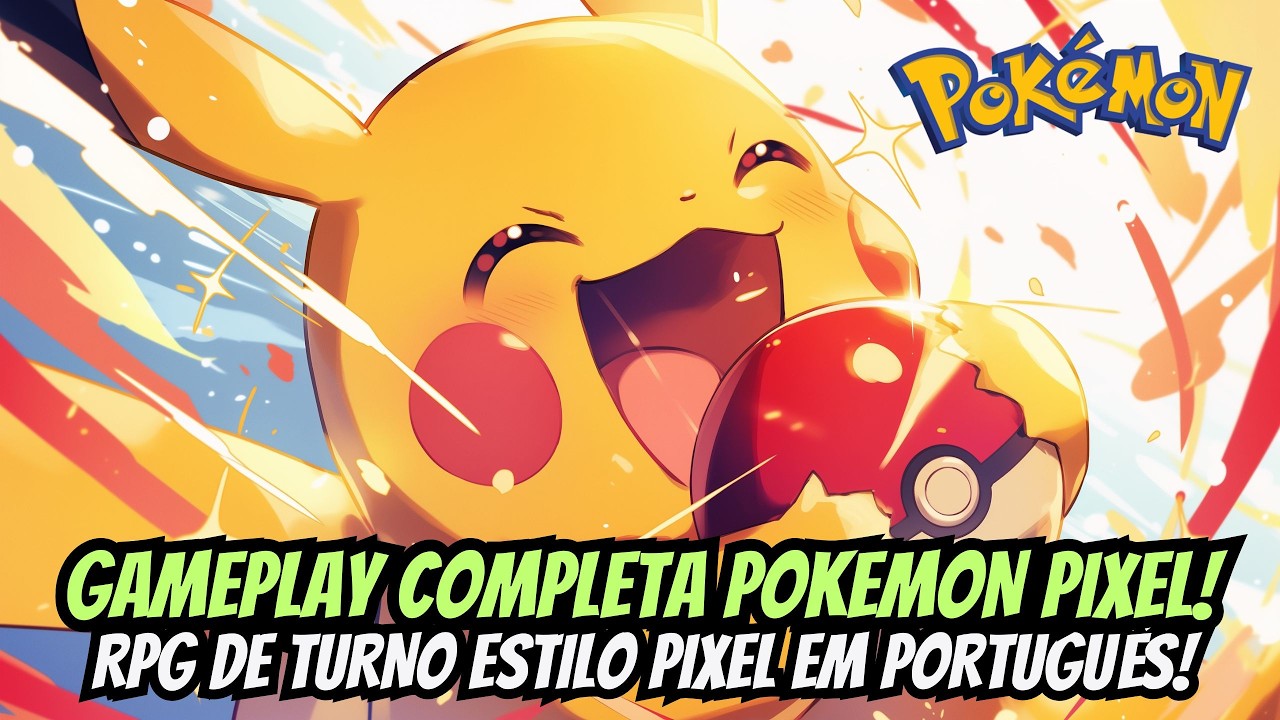 ⭐NOSTALGIA PURA! Testamos Pokémon Pixel: O RPG de Turno que você precisa jogar!⭐