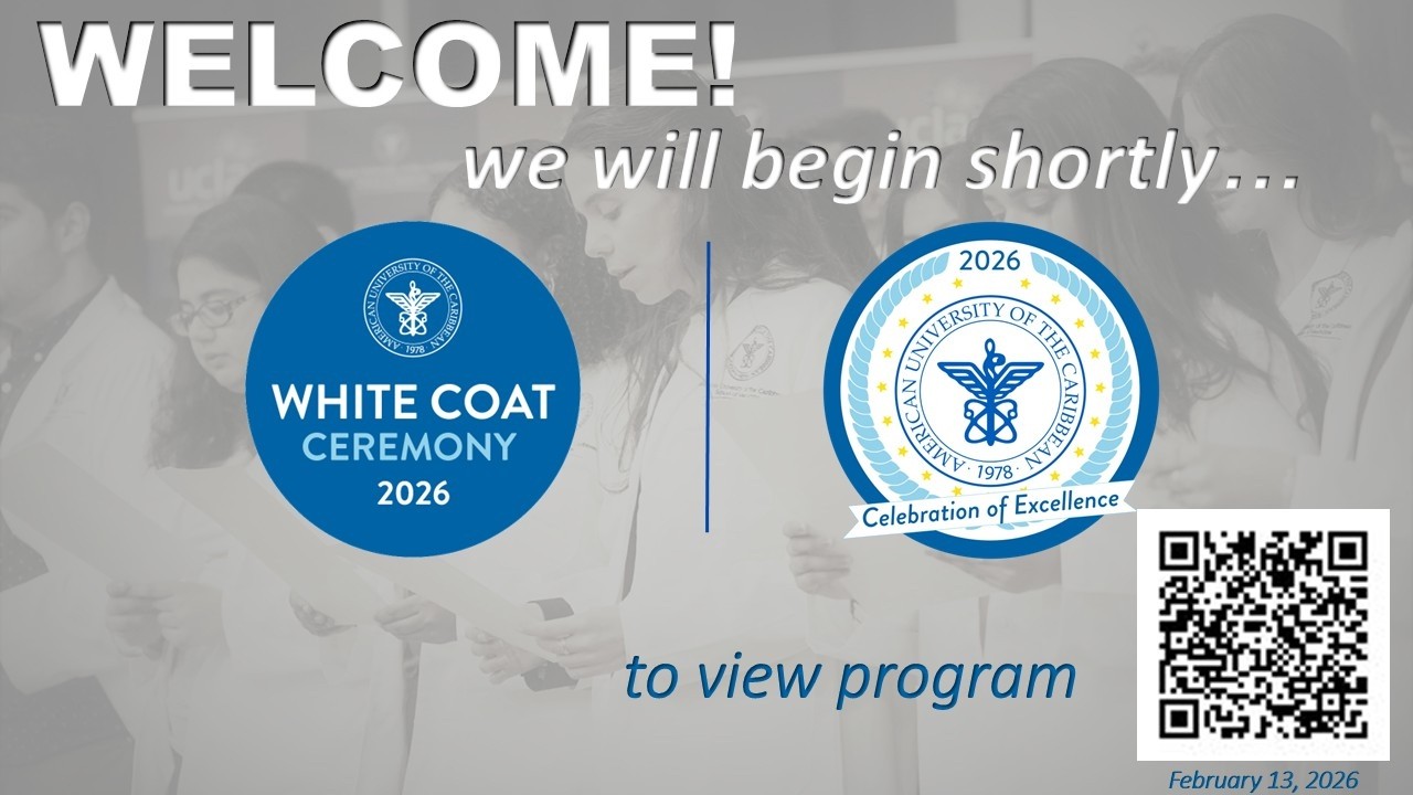AUC UK Track White Coat Ceremony - Spring 2026