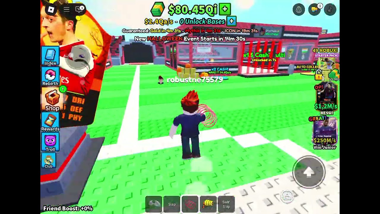 Mixed games video in Roblox and I tried a new game as well super striker league