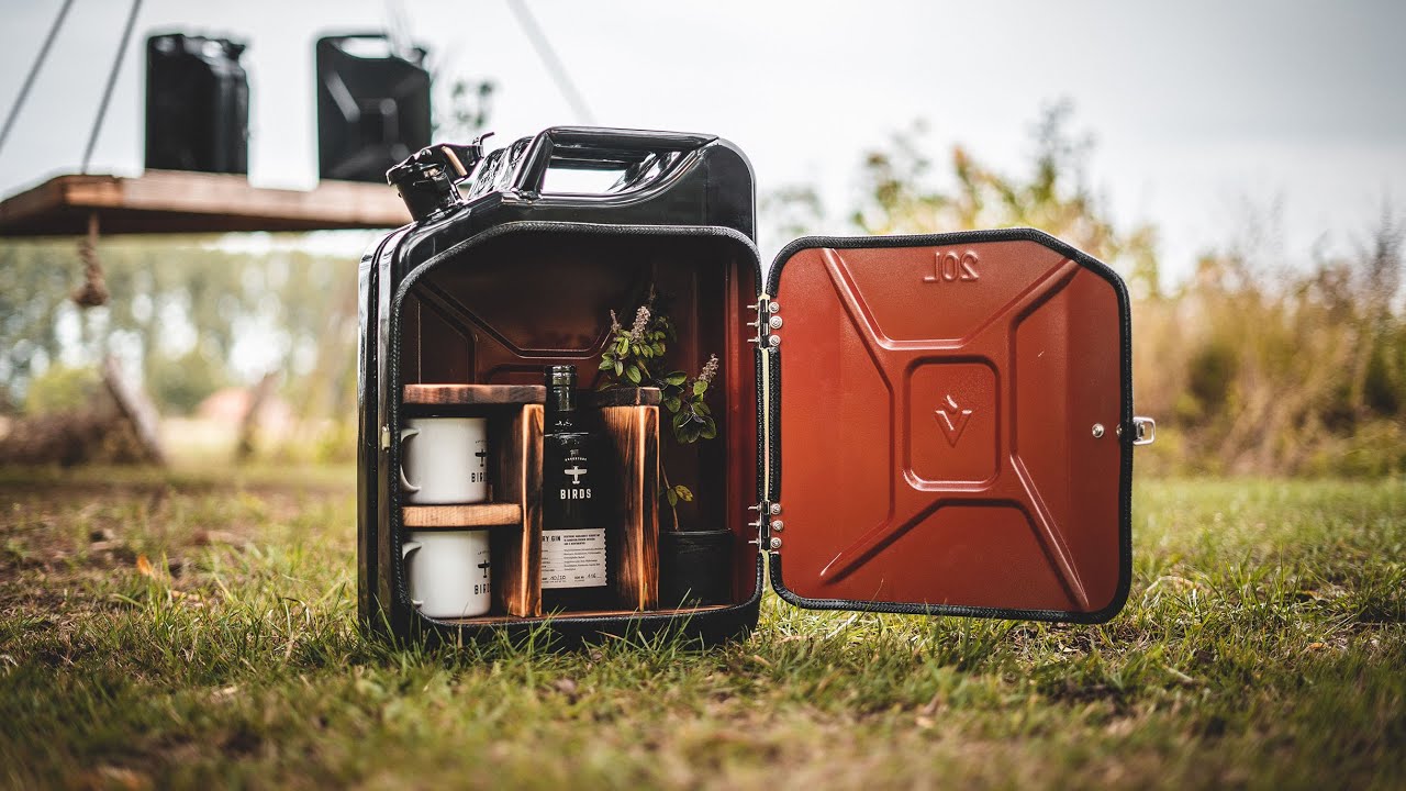 DIY Minibar im Benzinkanister selber bauen
