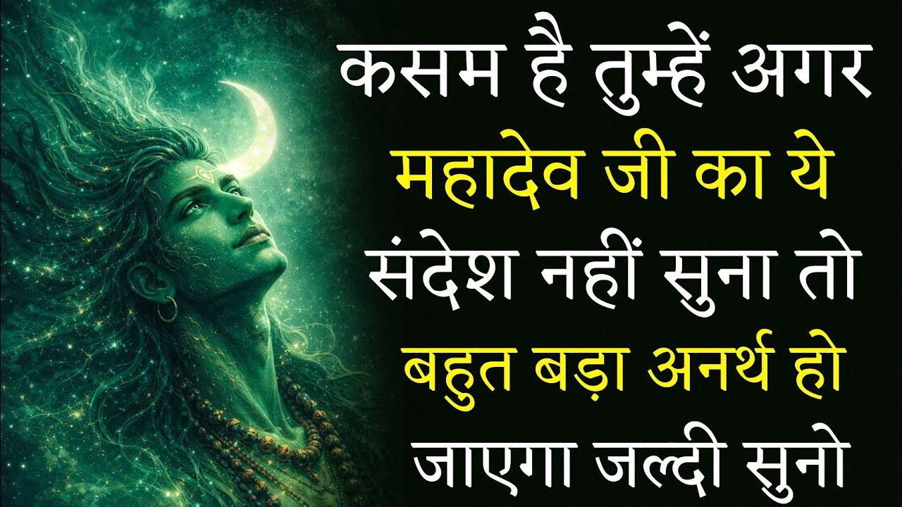 अगर आप शिव भक्त हैं तो यह संदेश जरूर सुनें | महादेव की चेतावनी