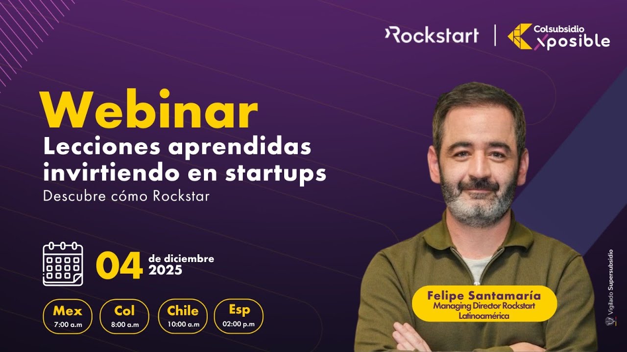 Webinar | Lecciones aprendidas invirtiendo en startups