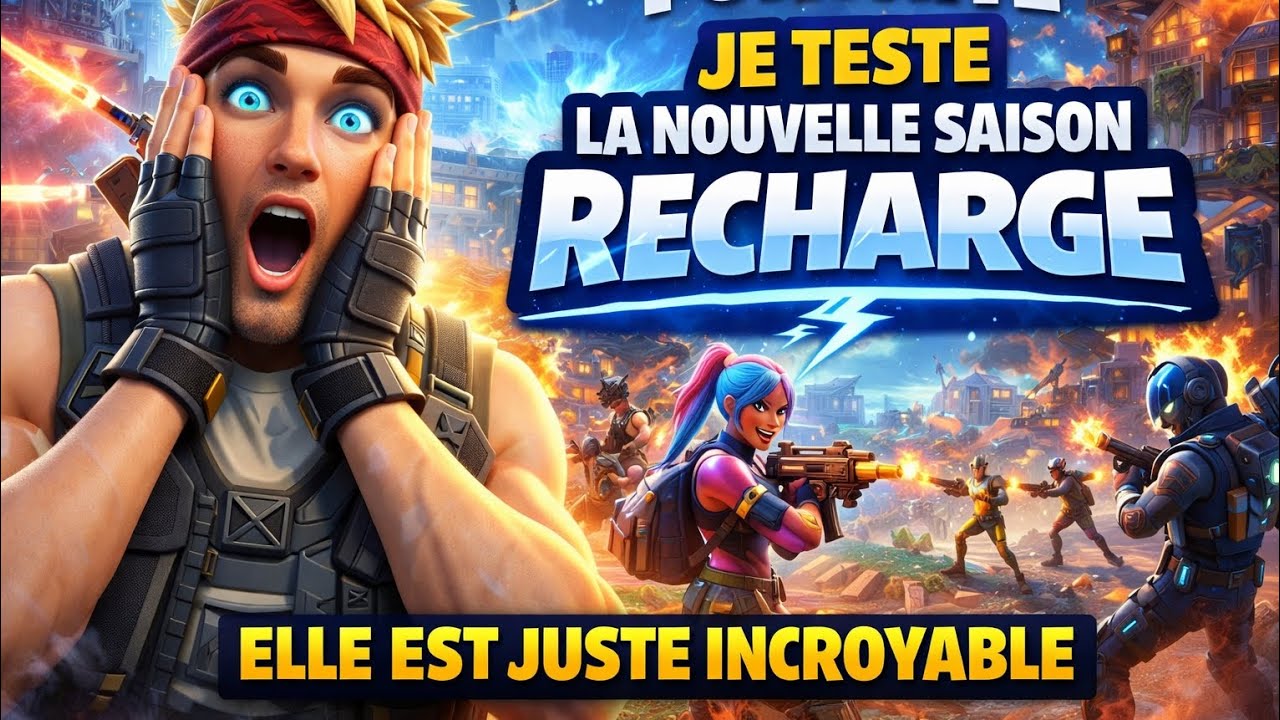 Je teste la nouvelle saison recharge#fortnite