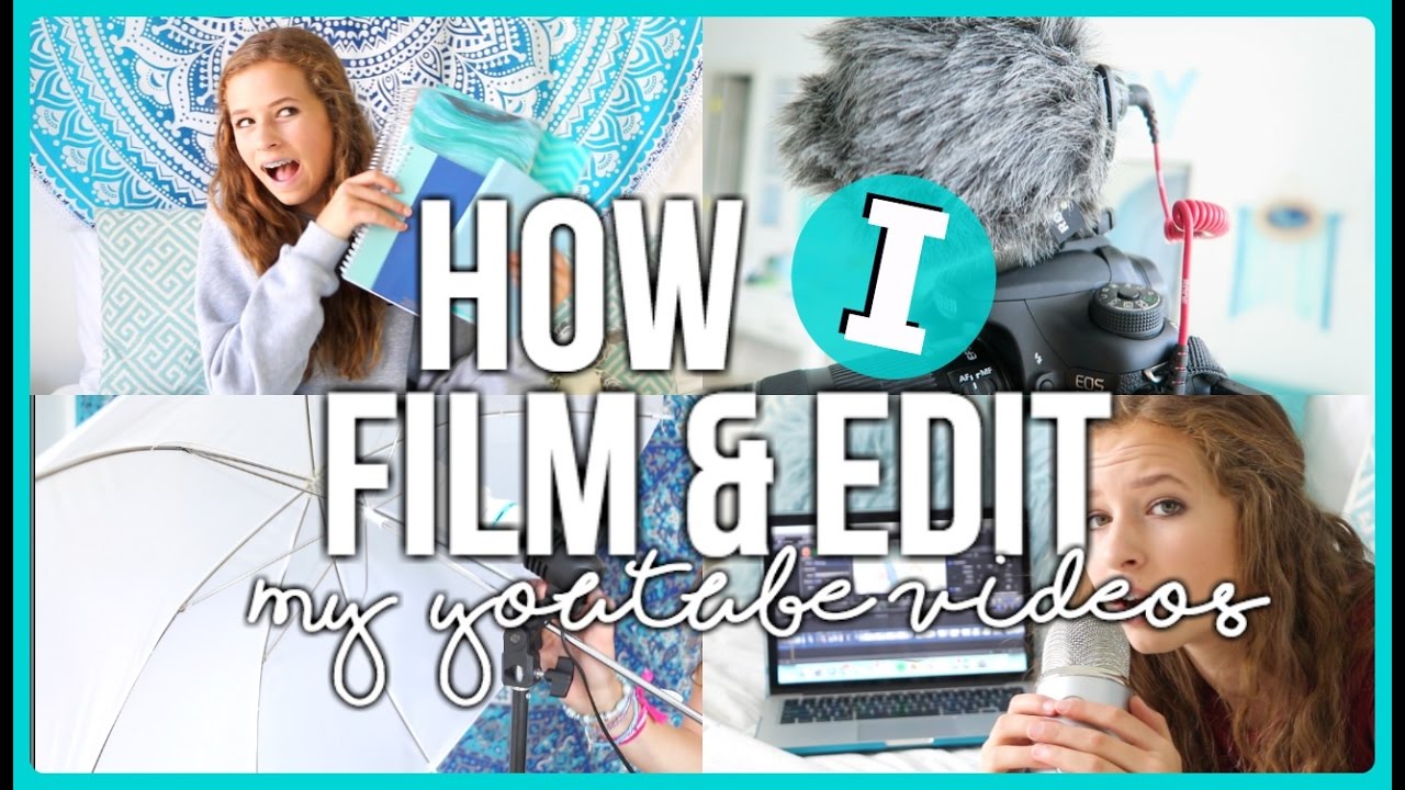How I Film and Edit my Youtube Videos 2016! + Giveaway!