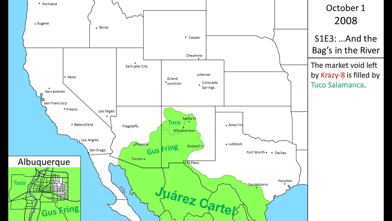 The Drug Empires of Breaking Bad 2008-2010 (SPOILERS)